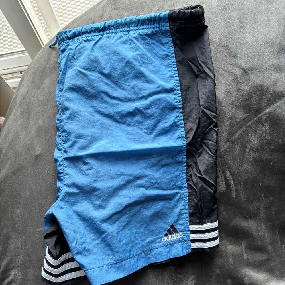 Vintage Blue/Black Adidas Originals Shorts